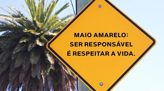 Maio amarelo: atenção para os acidentes de trânsito